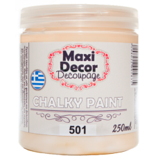 Χρώμα Κιμωλίας 250ml Maxi Decor Chalky 501 Σομόν_CH501250